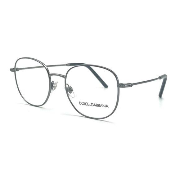NEW DOLCE & GABBANA DG1332 04 SILVER AUTHENTIC EYEGLASSES 52-19 145 - Picture 1 of 3
